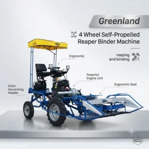 Greenland 4 Wheel Self-Propelled Reaper Binder Machine