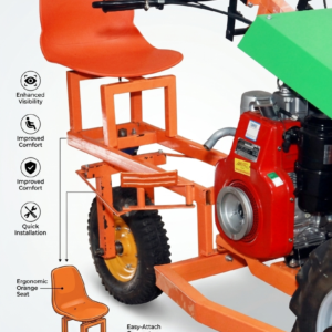 Seat Attachment for Power Reaper / Harvester Machineh