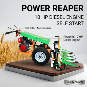 Power Reaper with 10 HP Diesel Engine Self Start