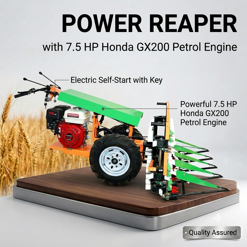 Power Reaper тАУ 7.5 HP Honda GX200 Petrol Engine Power Reaper тАУ 7.5 HP Honda GX200 Petrol Engine