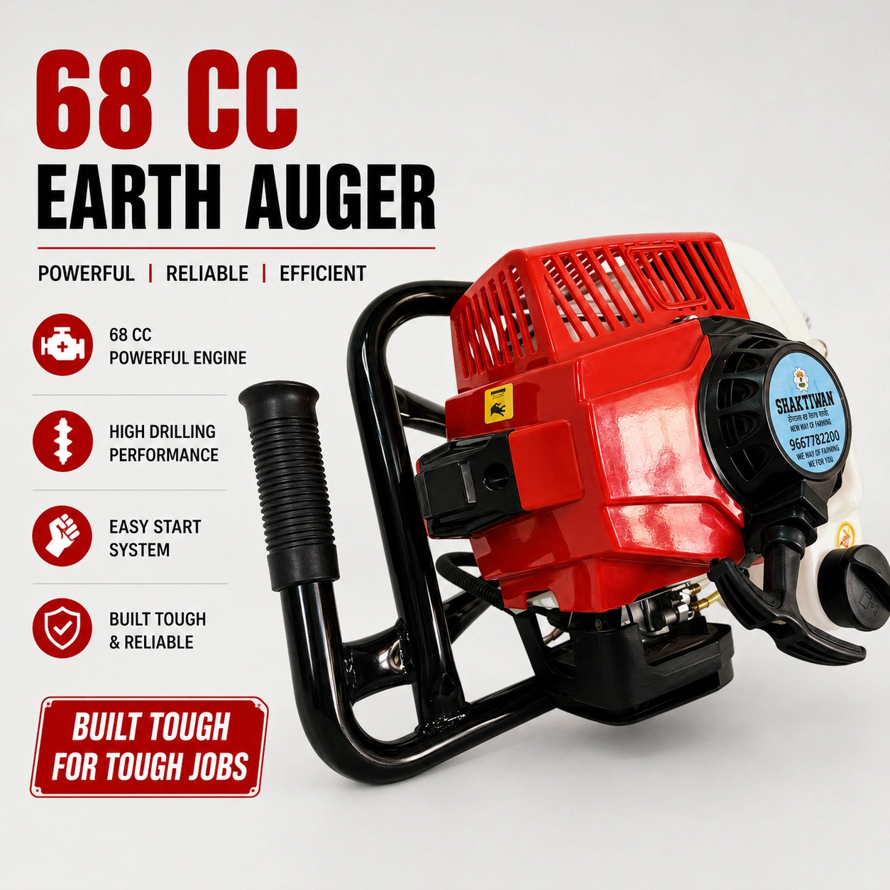 68 CC Earth Auger 68 CC Earth Auger