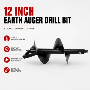 12 Inch Earth Auger Drill Bit