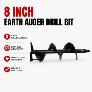 8 Inch Earth Auger Drill Bit