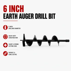 6 Inch Earth Auger Drill Bit