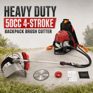 Heavy Duty 50CC 4-Stroke Backpack Brush Cutter