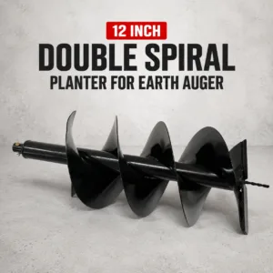 12 Inches Double Spiral Planter for Earth Auger