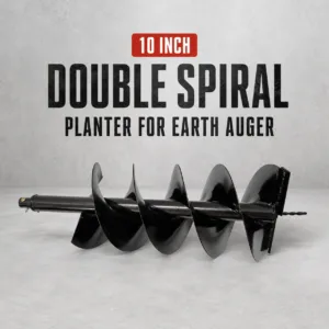 10 Inches Double Spiral Planter for Earth Auger