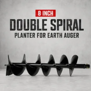 8 Inches Double Spiral Planter for Earth Auger