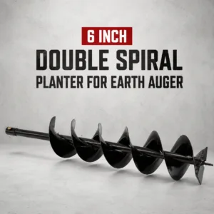 6 Inches Double Spiral Planter for Earth Auger